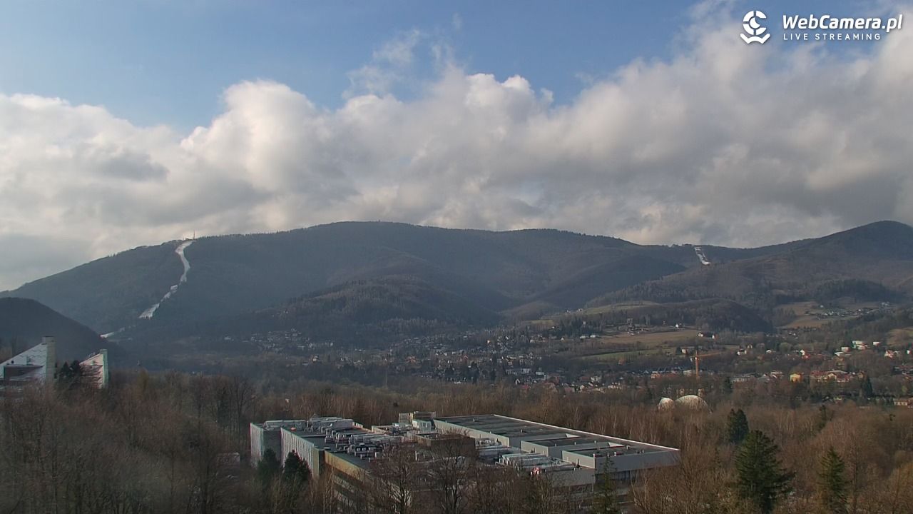 USTROŃ - widok z Uzdrowiska Ustroń NOWOŚĆ - 21 marzec 2026, 08:45