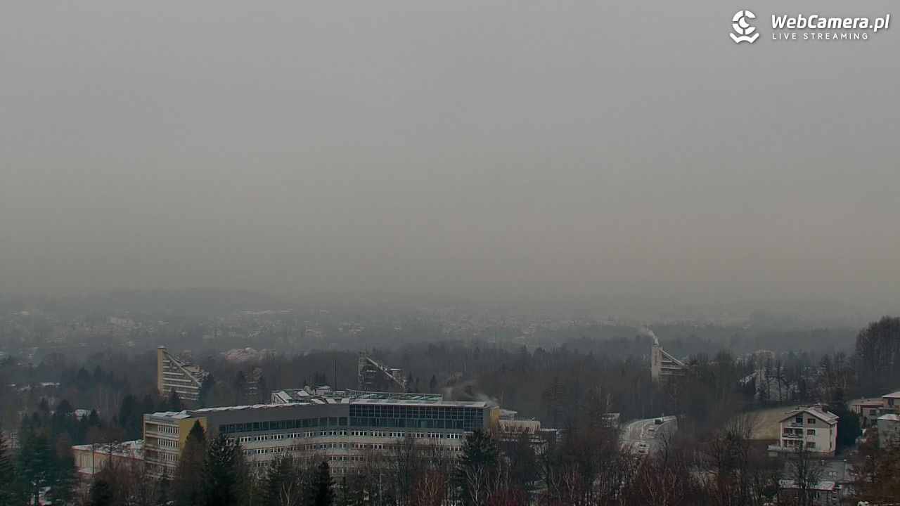 USTROŃ - widok z Uzdrowiska Ustroń NOWOŚĆ - 31 styczeń 2026, 08:26