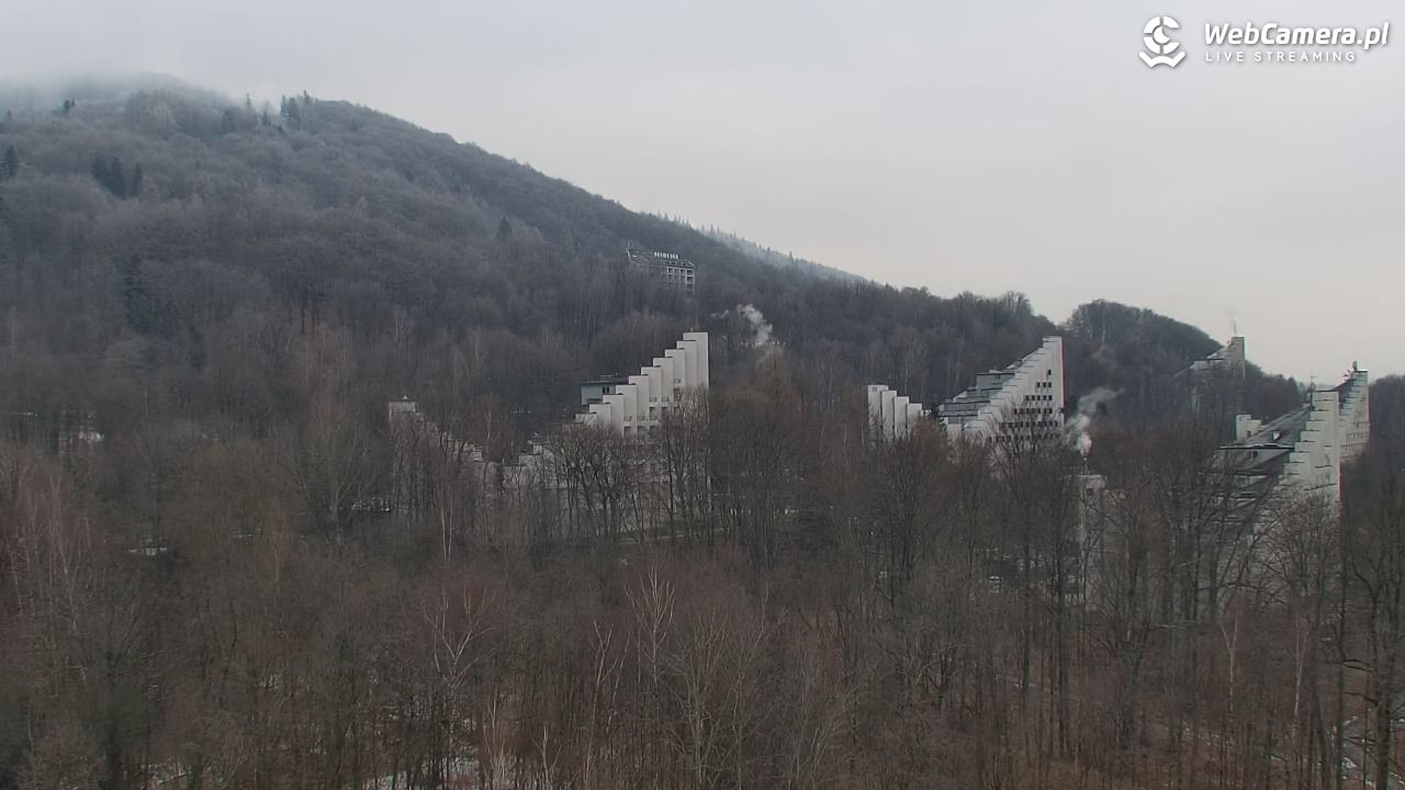 USTROŃ - widok z Uzdrowiska Ustroń NOWOŚĆ - 01 luty 2026, 12:42