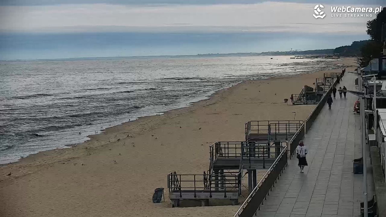 SARBINOWO - widok na plażę - 30 wresień 2025, 09:03