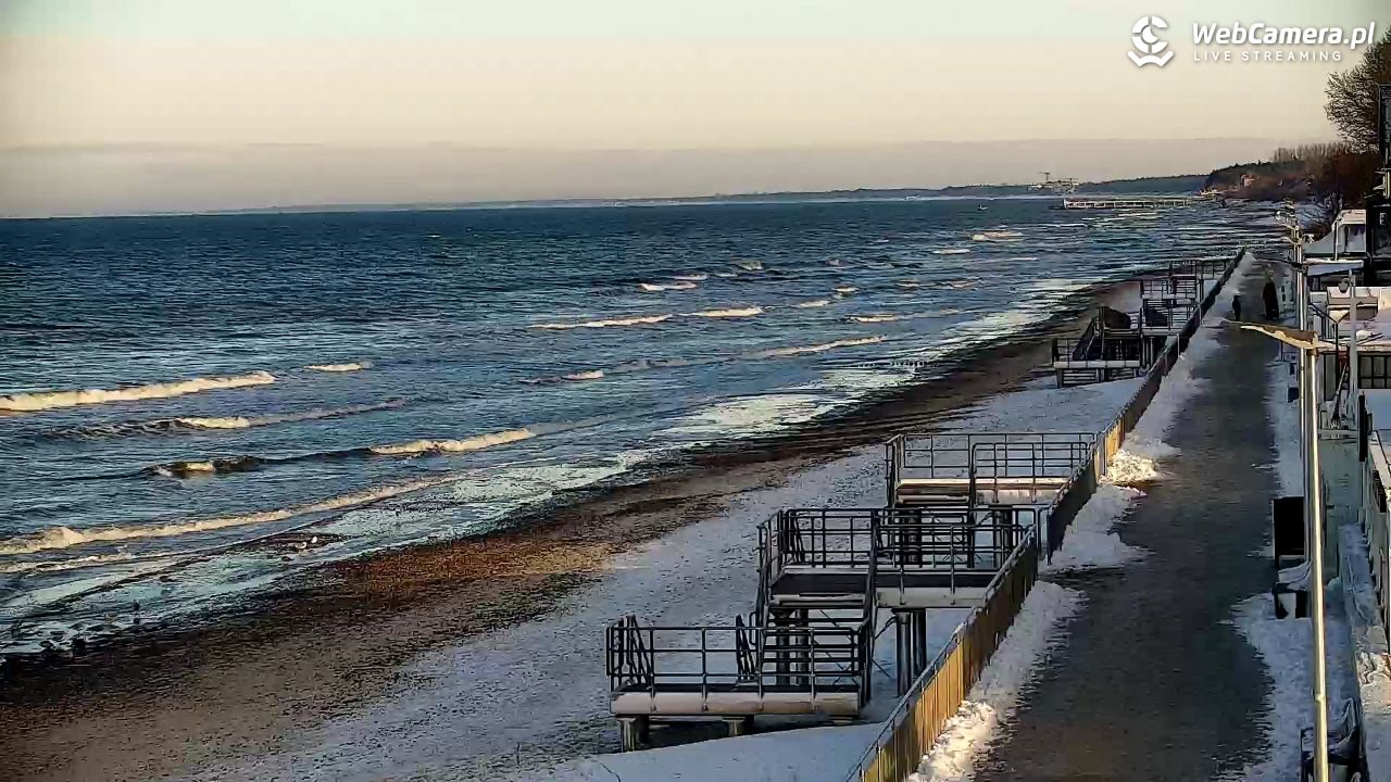 SARBINOWO - widok na plażę - 09 styczeń 2026, 13:34