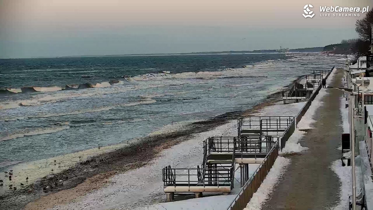 SARBINOWO - widok na plażę - 09 styczeń 2026, 15:38