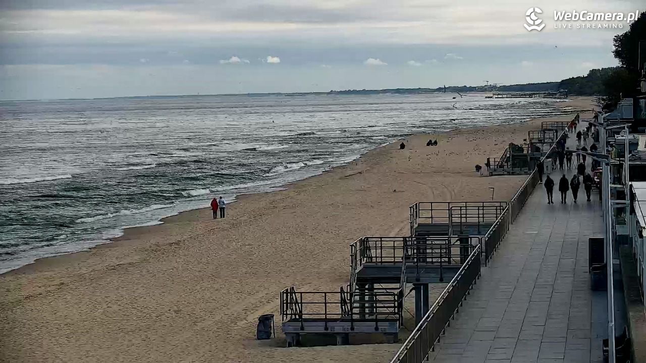 SARBINOWO - widok na plażę - 30 wresień 2025, 10:52