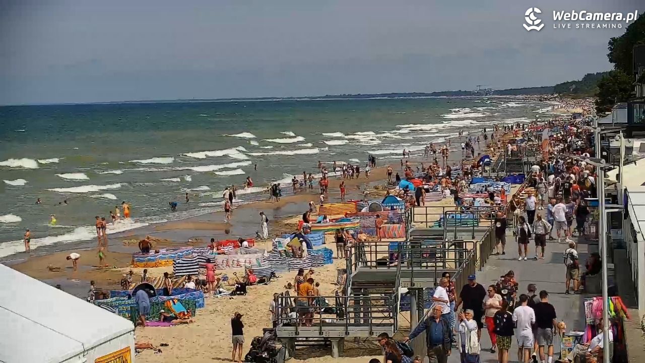 SARBINOWO - widok na plażę - 12 lipiec 2026, 13:57