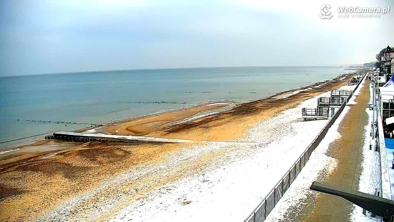 SARBINOWO - widok na plażę - 08 styczeń 2026, 10:27