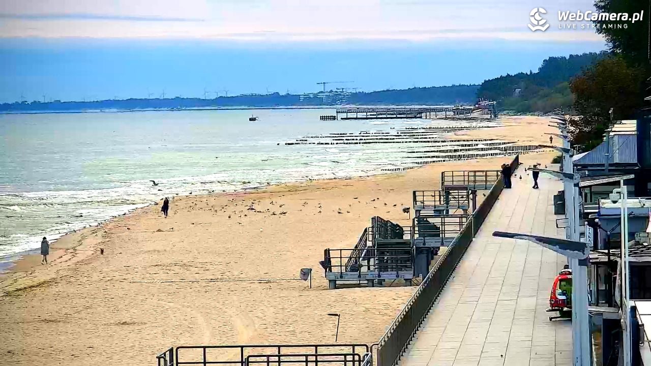 SARBINOWO - widok na plażę - 30 wresień 2025, 07:58