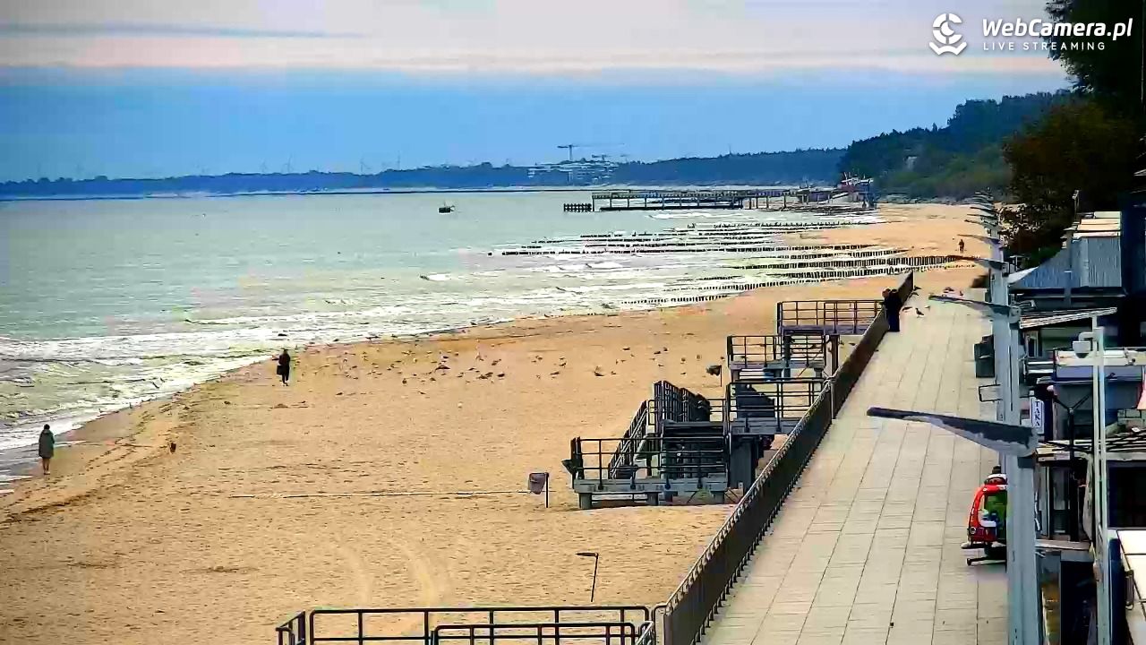 SARBINOWO - widok na plażę - 30 wresień 2025, 07:58