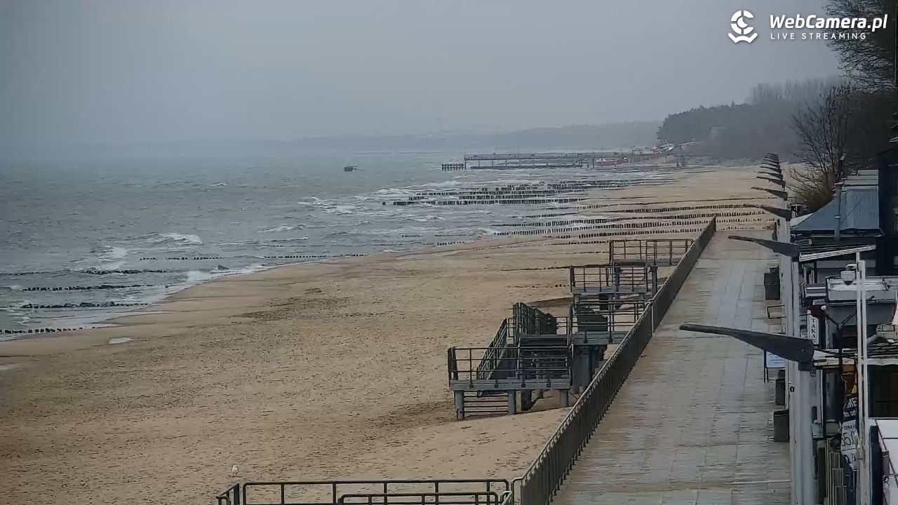 SARBINOWO - widok na plażę - 23 luty 2026, 09:15