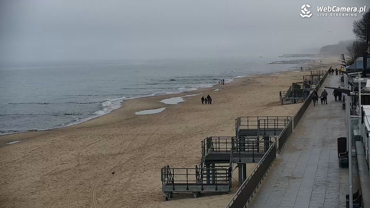 SARBINOWO - widok na plażę - 24 luty 2026, 11:17