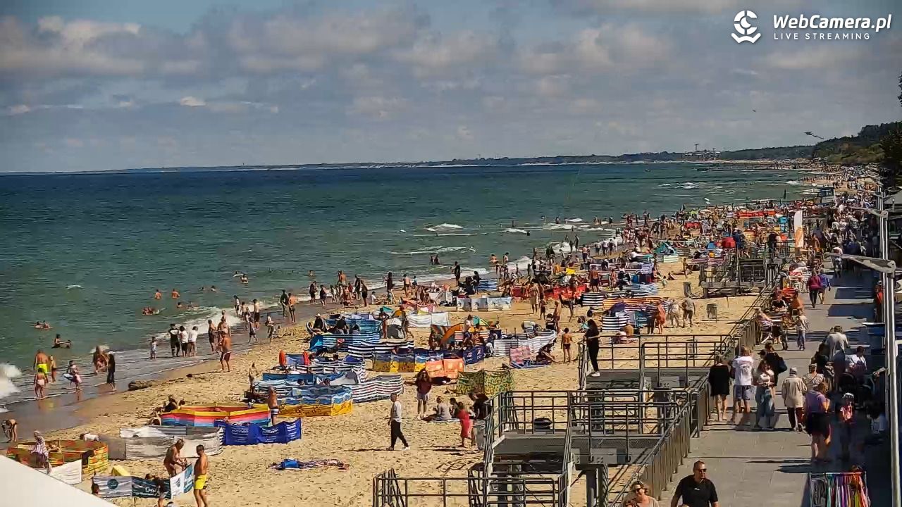 SARBINOWO - widok na plażę - 24 sierpień 2026, 13:10