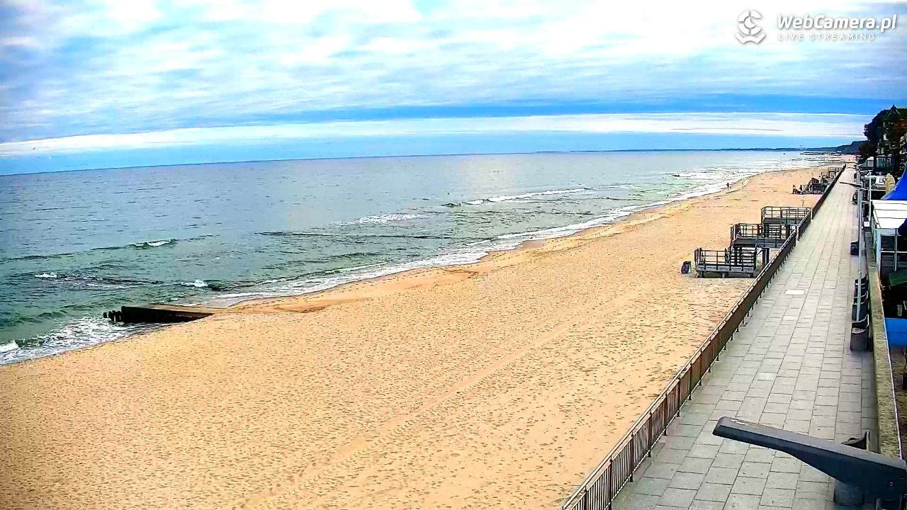 SARBINOWO - widok na plażę - 30 wresień 2025, 07:56