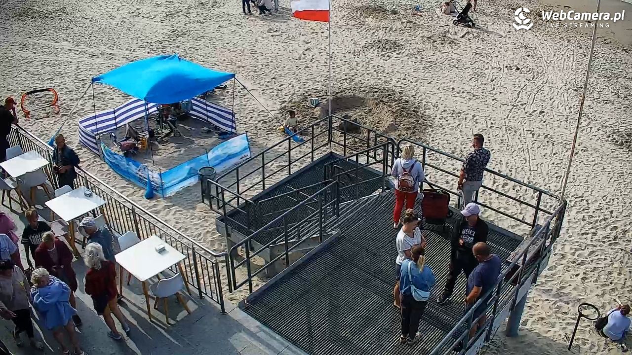 SARBINOWO - widok na plażę - 12 lipiec 2026, 17:17