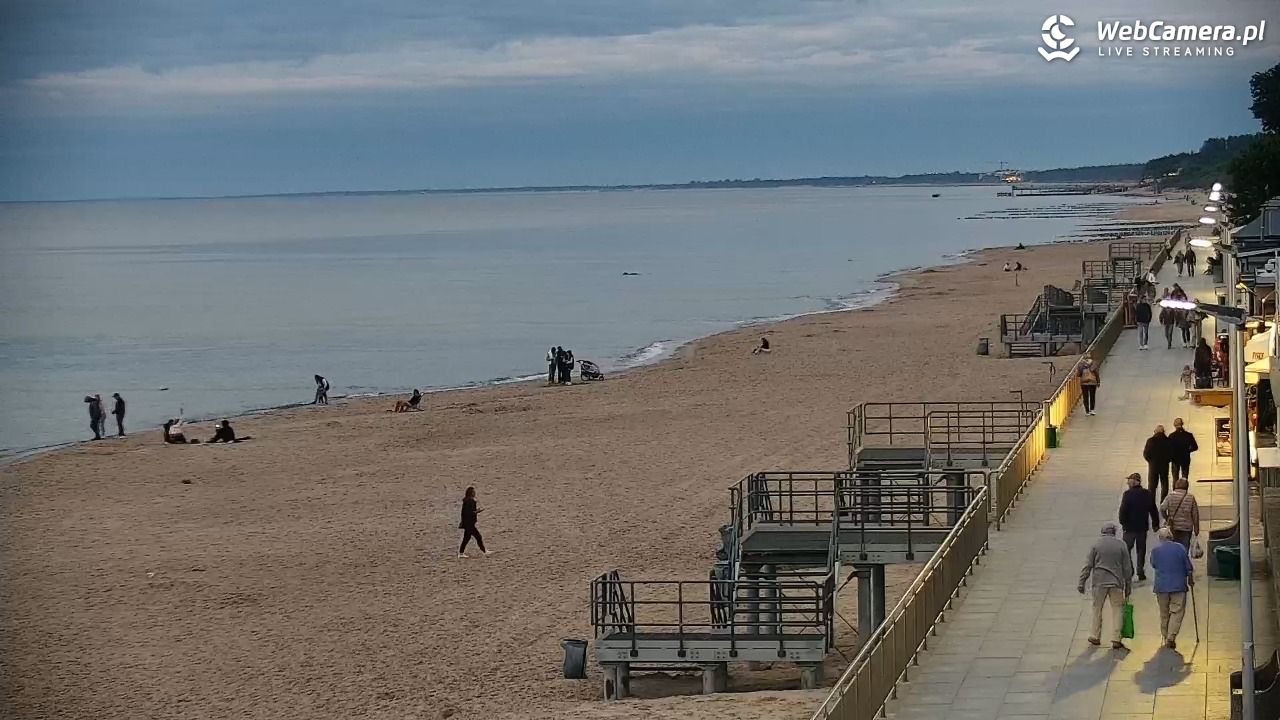 SARBINOWO - widok na plażę - 07 czerwiec 2025, 21:47