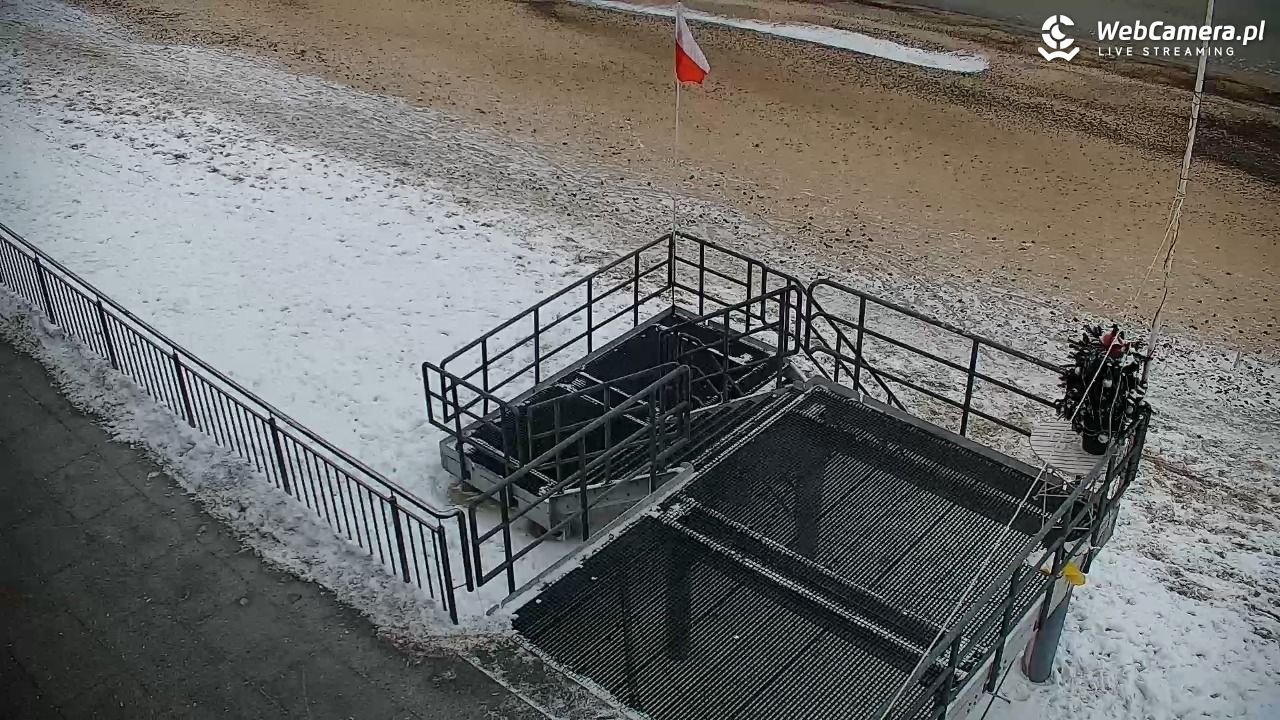 SARBINOWO - widok na plażę - 08 styczeń 2026, 09:42