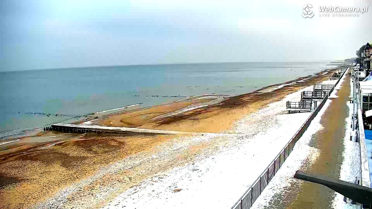 SARBINOWO - widok na plażę - 08 styczeń 2026, 10:26