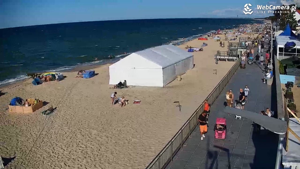 SARBINOWO - widok na plażę - 25 sierpień 2026, 16:52