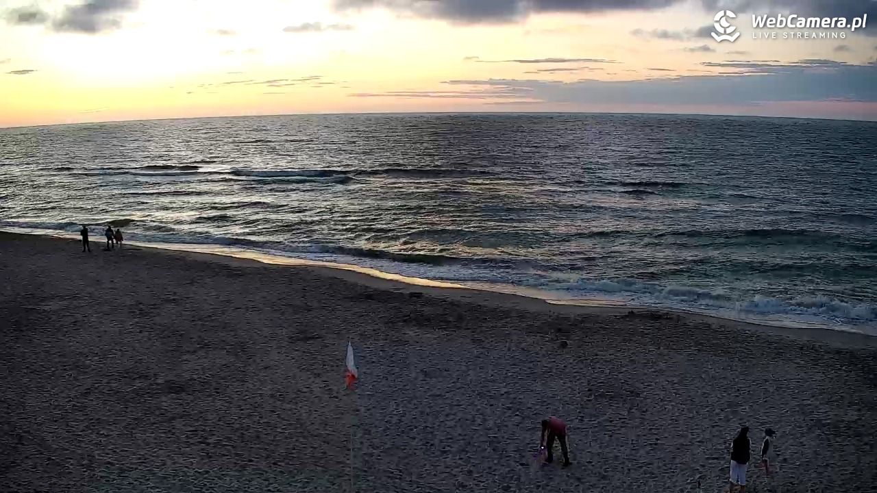 SARBINOWO - widok na plażę - 24 sierpień 2026, 20:18