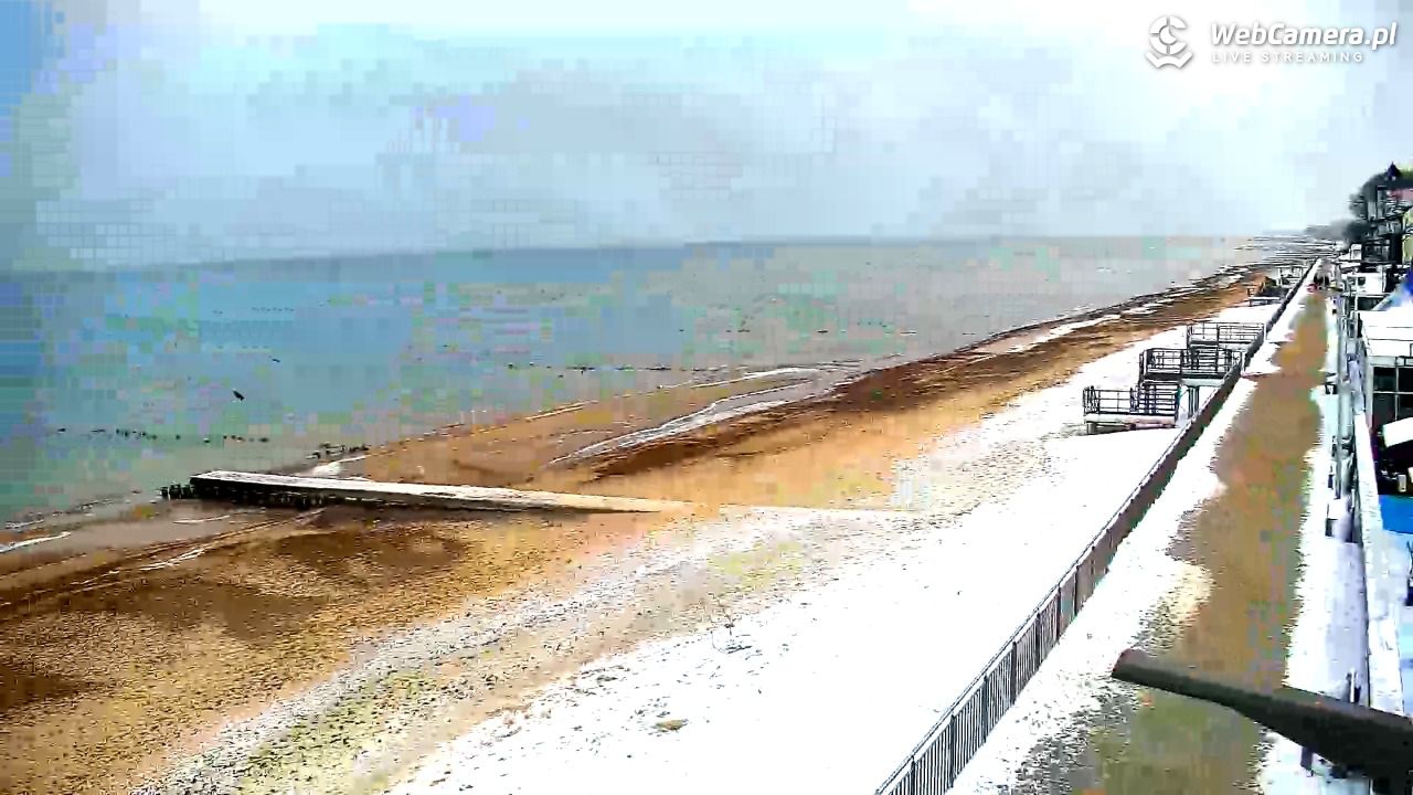 SARBINOWO - widok na plażę - 08 styczeń 2026, 10:27