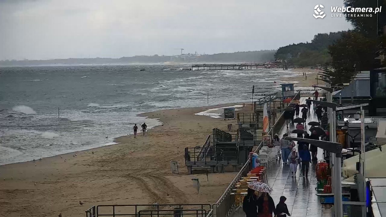 SARBINOWO - widok na plażę - 23 sierpień 2026, 10:45