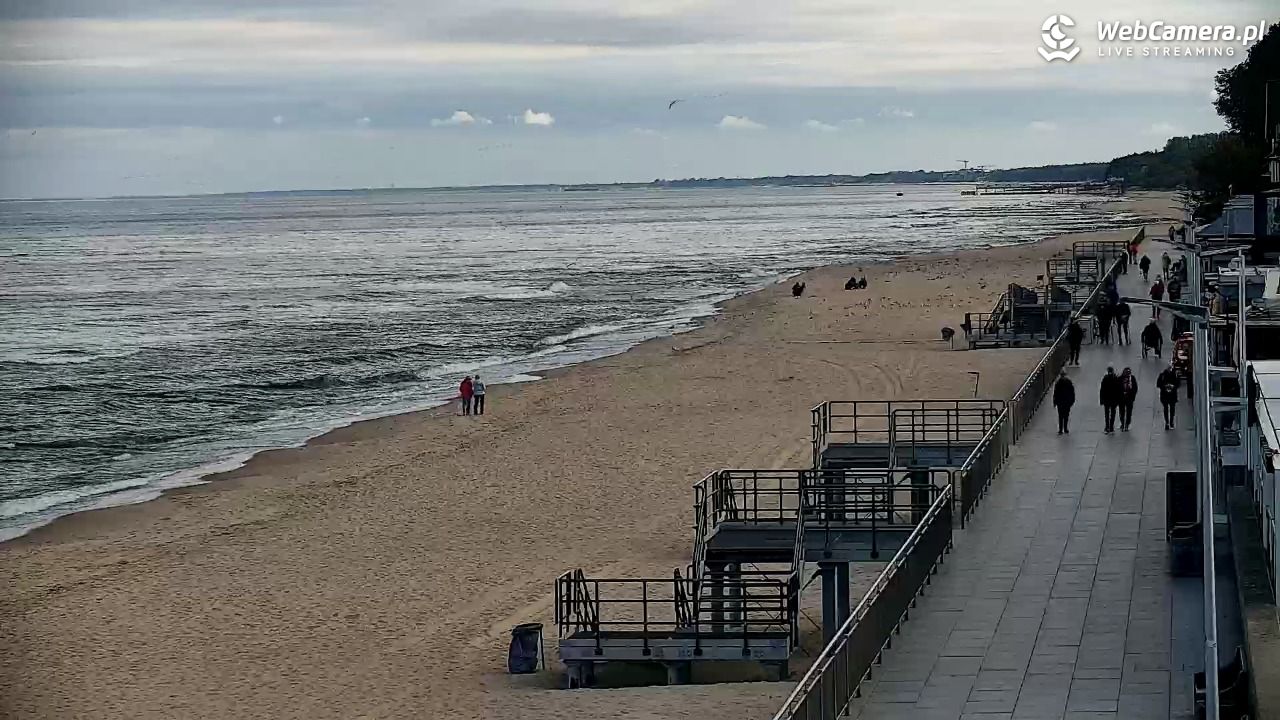 SARBINOWO - widok na plażę - 30 wresień 2025, 10:52