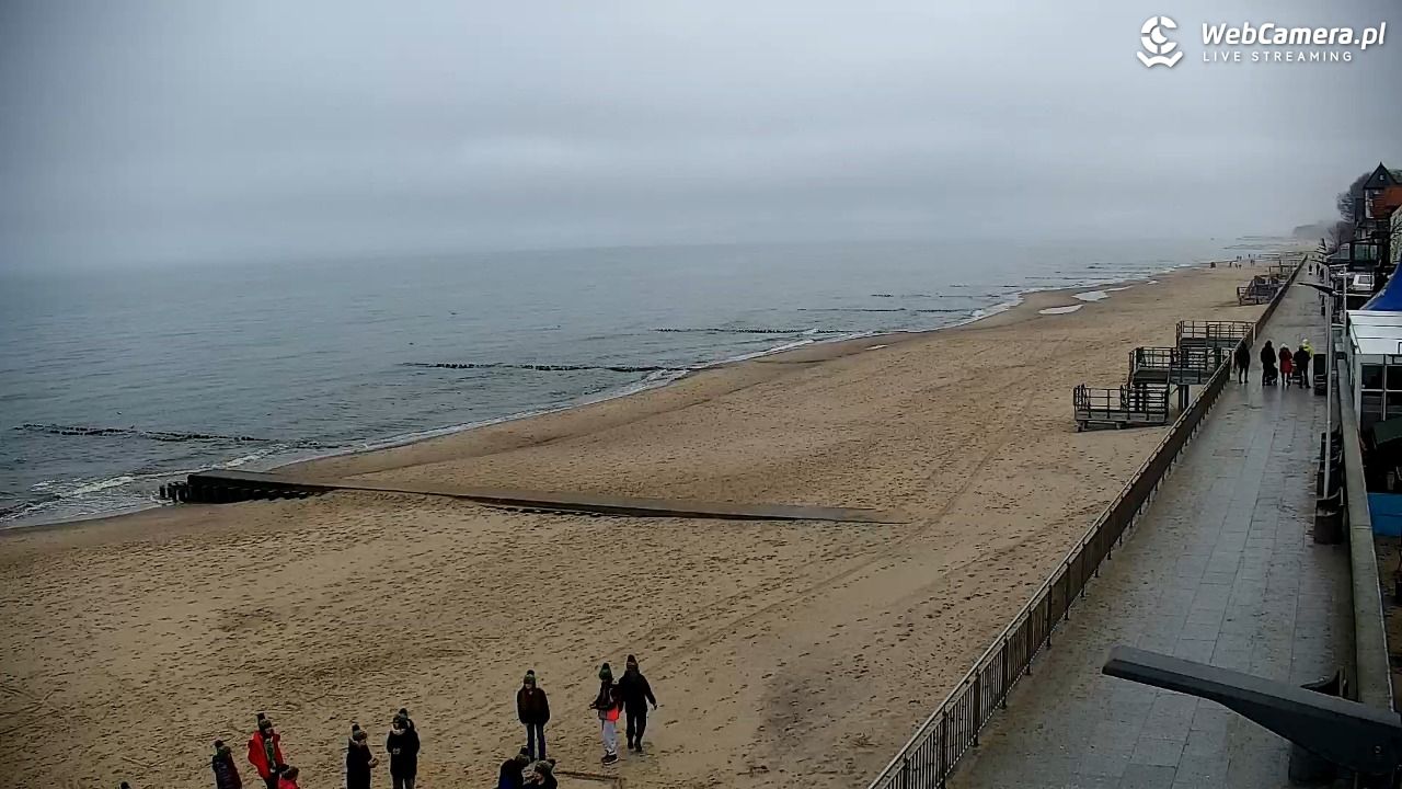 SARBINOWO - widok na plażę - 24 luty 2026, 11:11