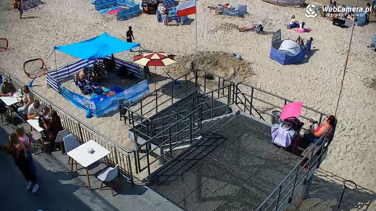 SARBINOWO - widok na plażę - 12 lipiec 2026, 14:33