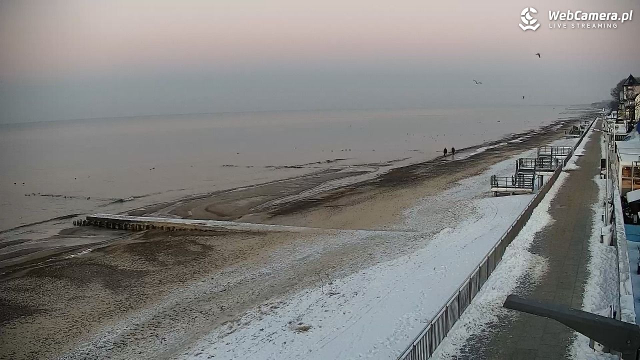SARBINOWO - widok na plażę - 08 styczeń 2026, 16:03