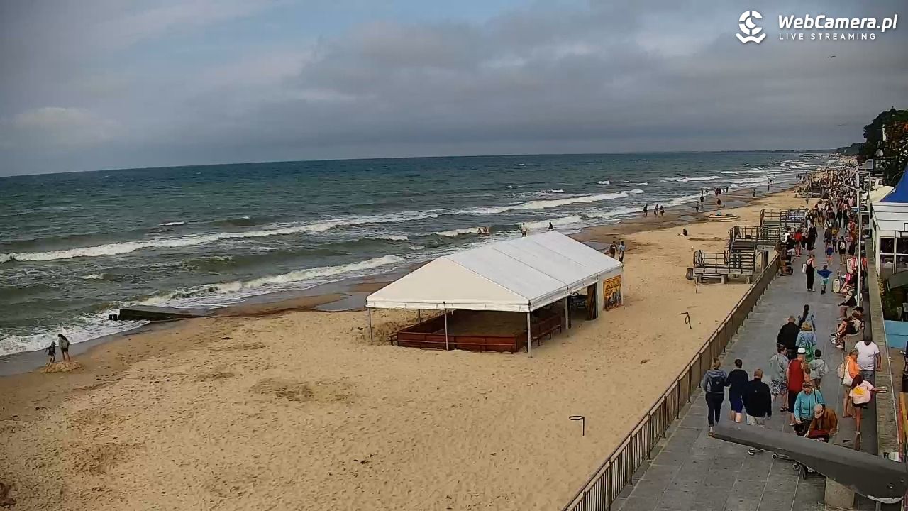 SARBINOWO - widok na plażę - 12 lipiec 2026, 17:15
