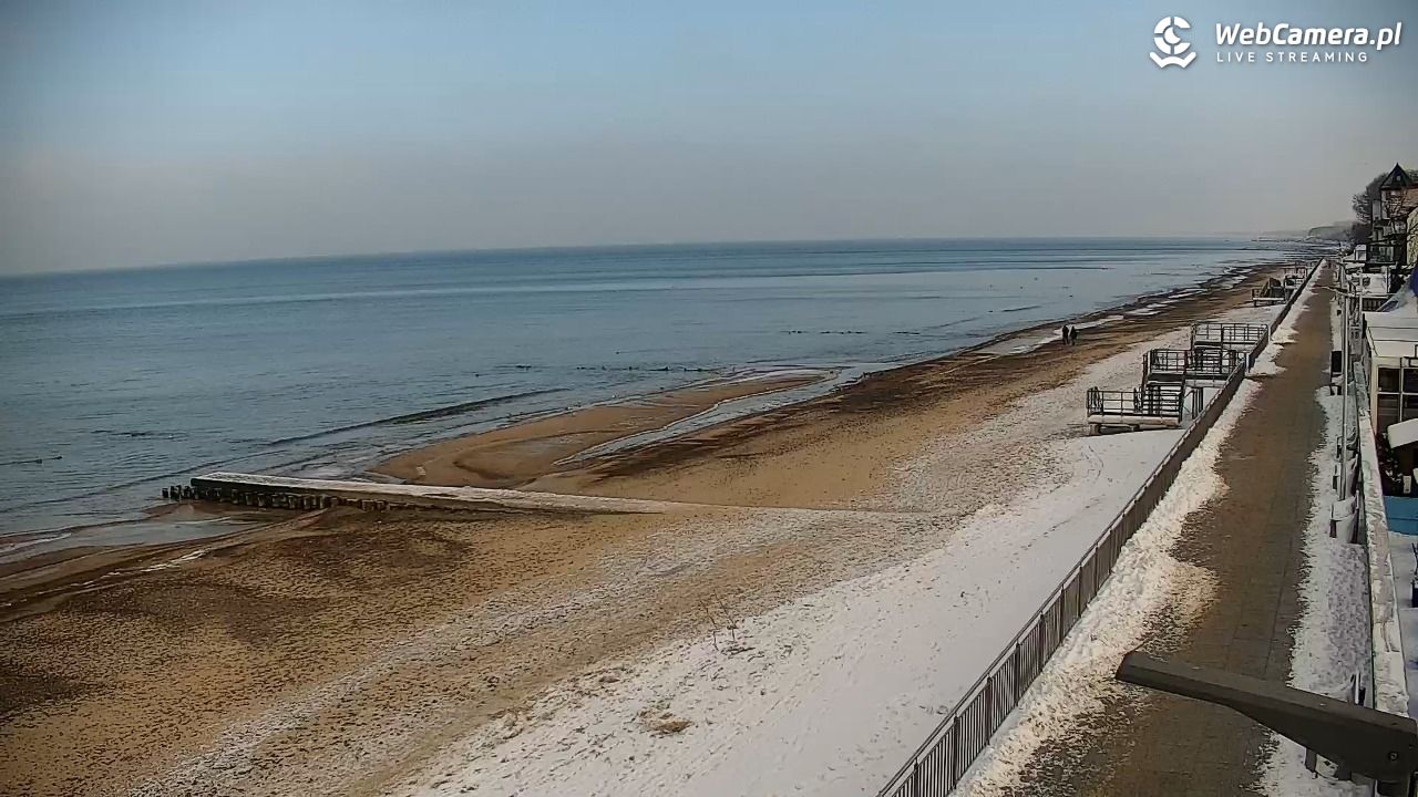 SARBINOWO - widok na plażę - 08 styczeń 2026, 11:50