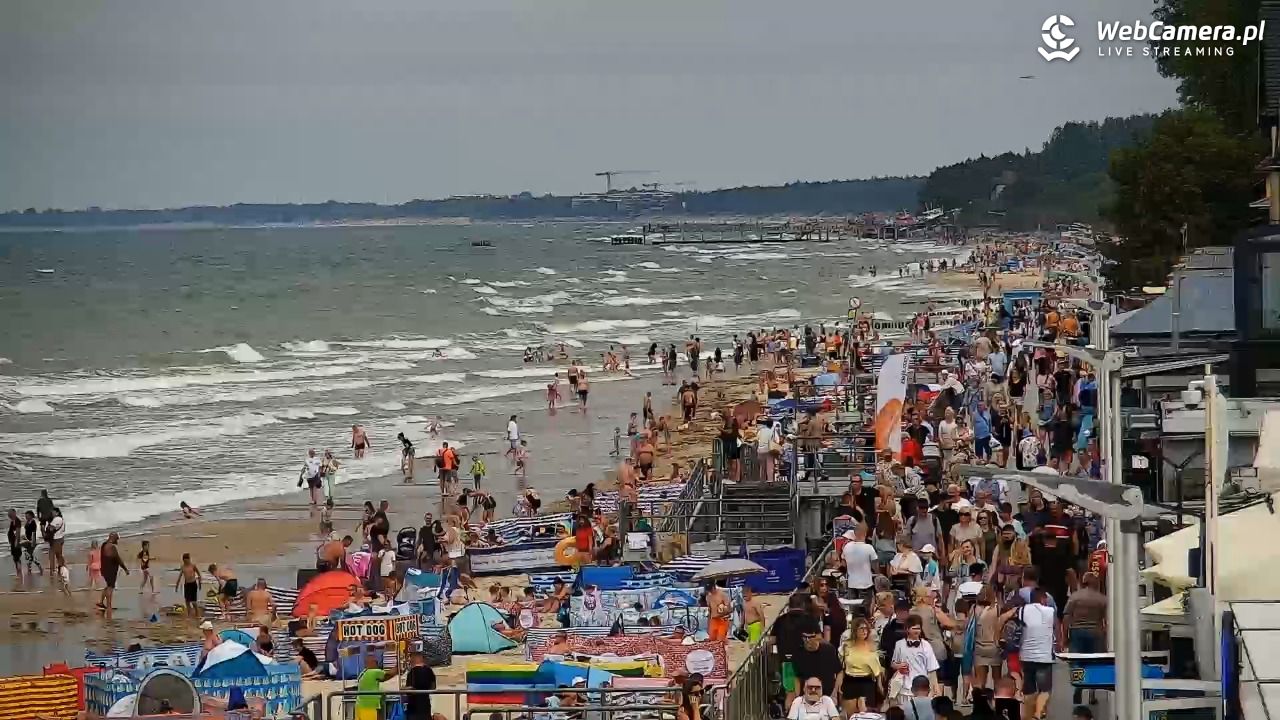 SARBINOWO - widok na plażę - 12 lipiec 2026, 15:05