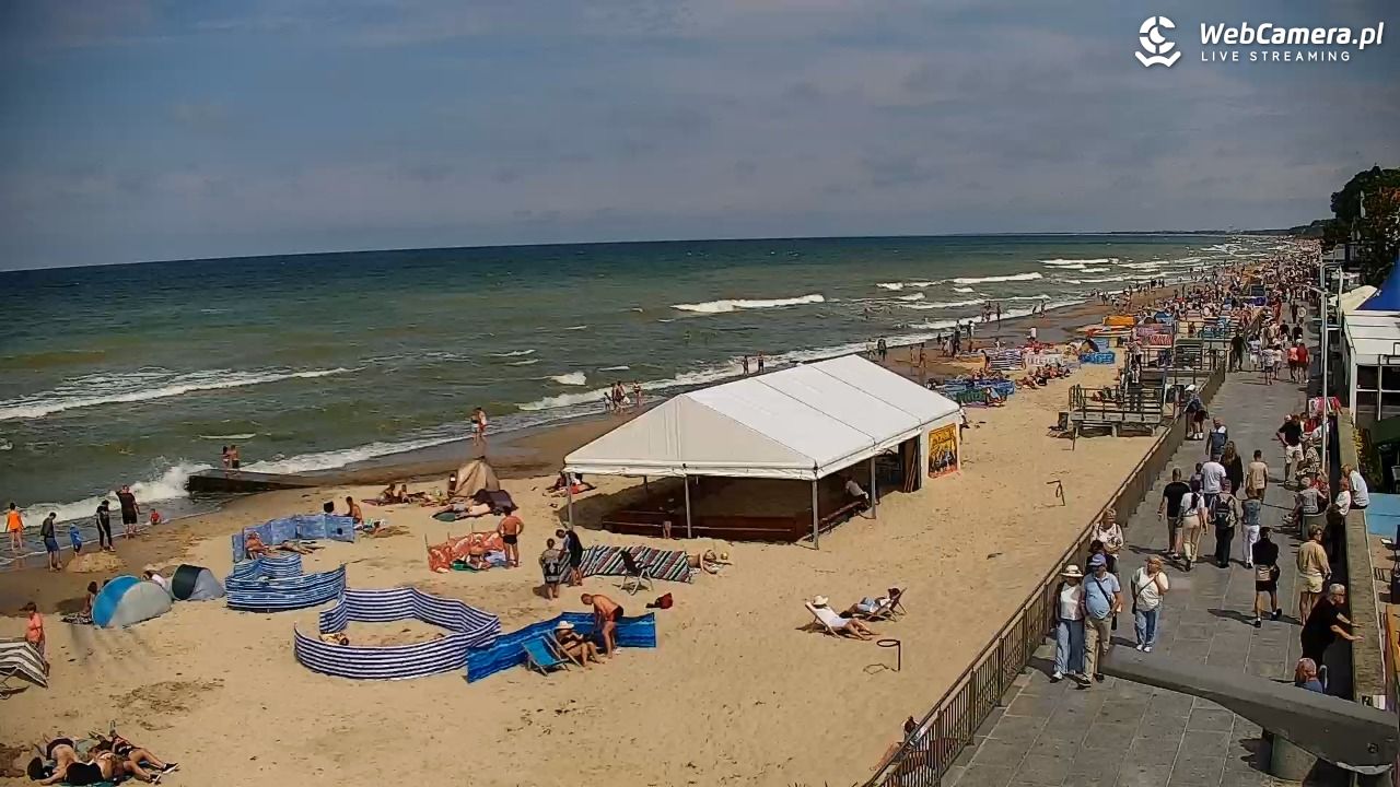 SARBINOWO - widok na plażę - 12 lipiec 2026, 14:16