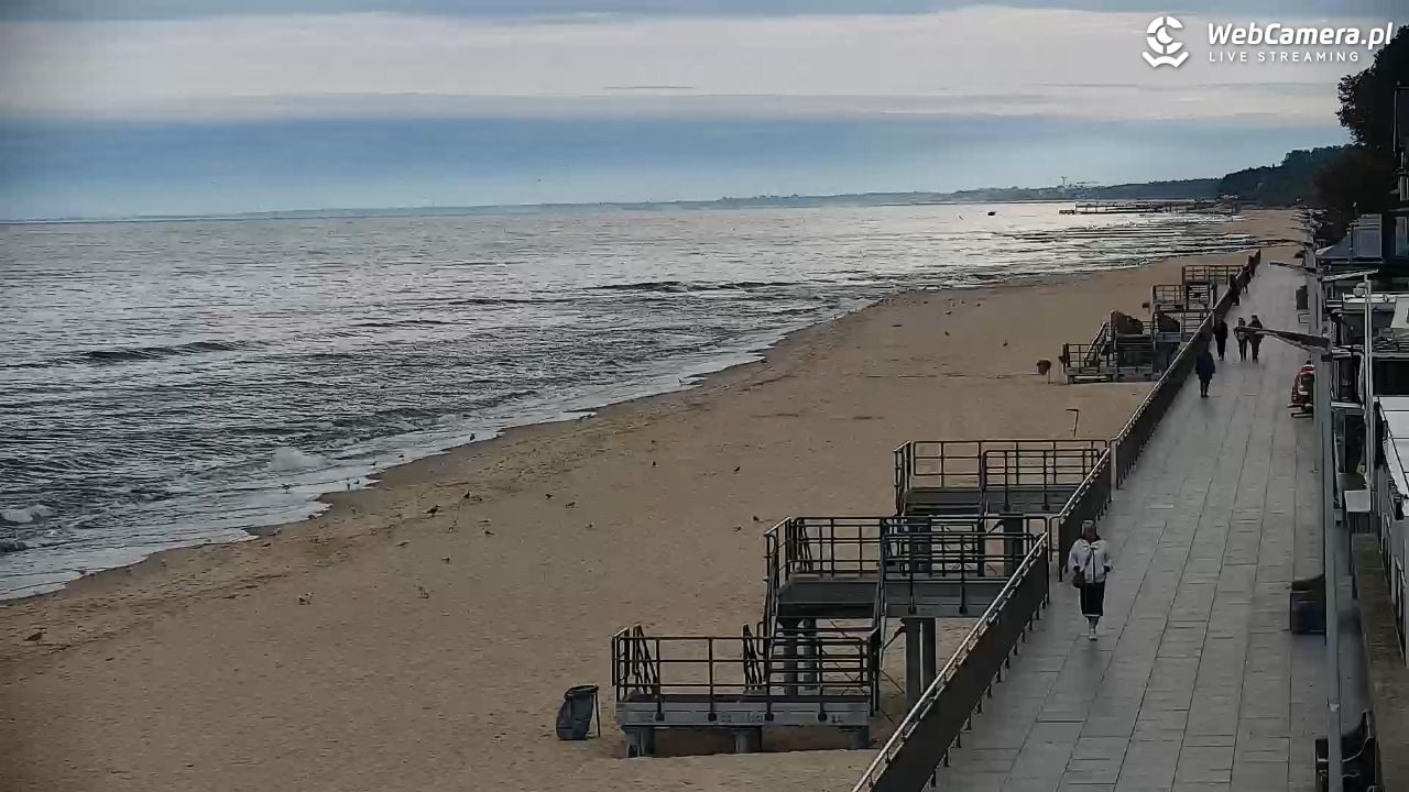 SARBINOWO - widok na plażę - 30 wresień 2025, 09:03