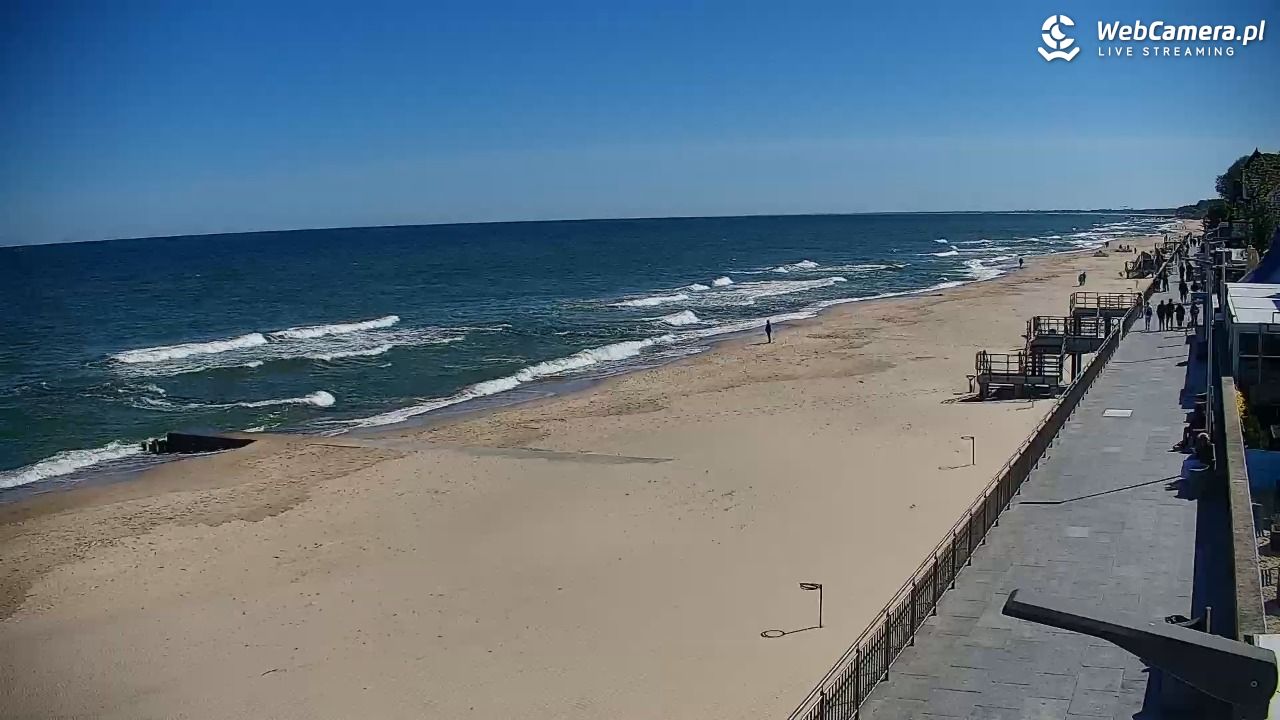 SARBINOWO - widok na plażę - 28 maj 2026, 10:00