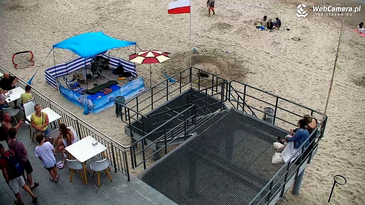 SARBINOWO - widok na plażę - 12 lipiec 2026, 16:18