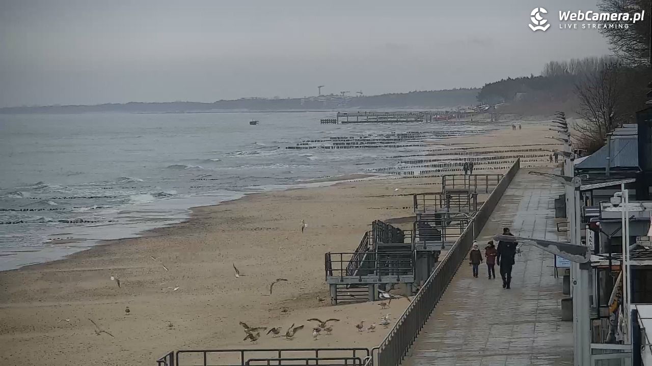 SARBINOWO - widok na plażę - 22 luty 2026, 09:51