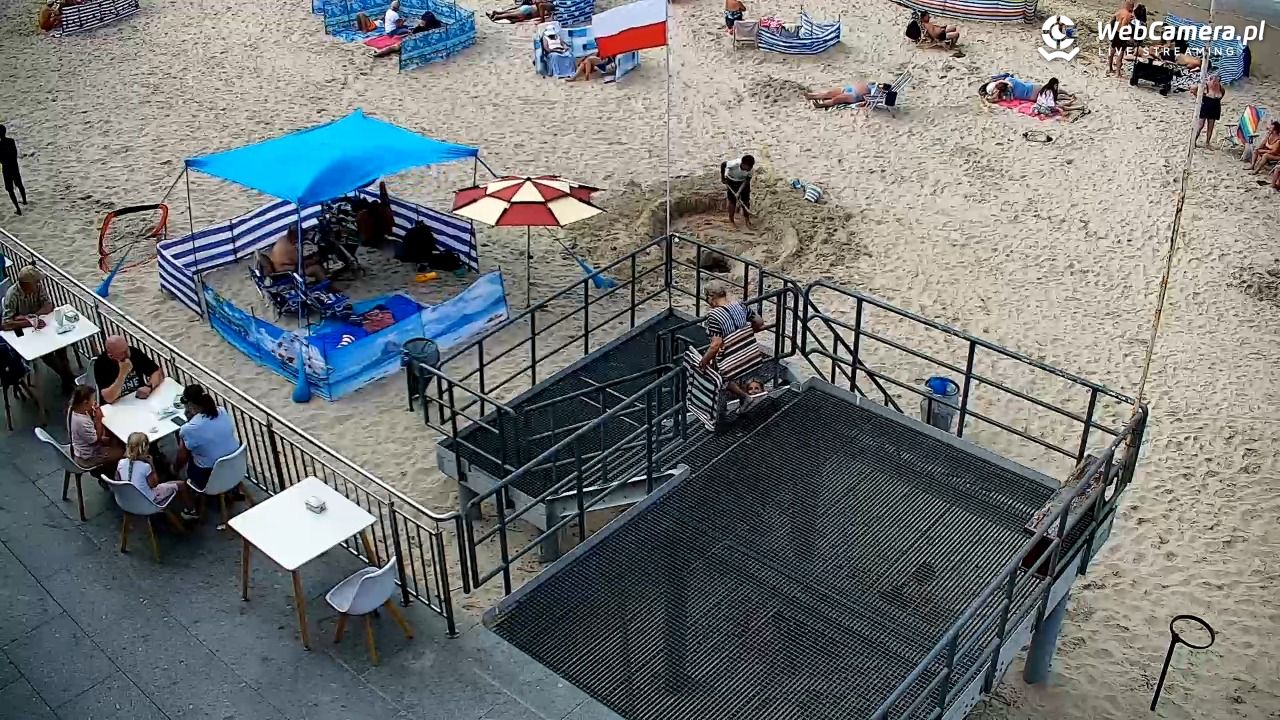 SARBINOWO - widok na plażę - 12 lipiec 2026, 14:57