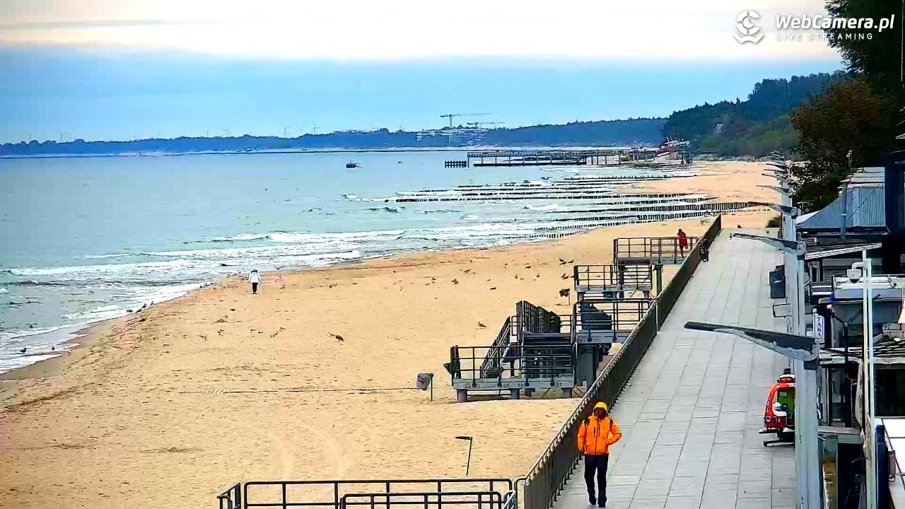 SARBINOWO - widok na plażę - 30 wresień 2025, 08:23