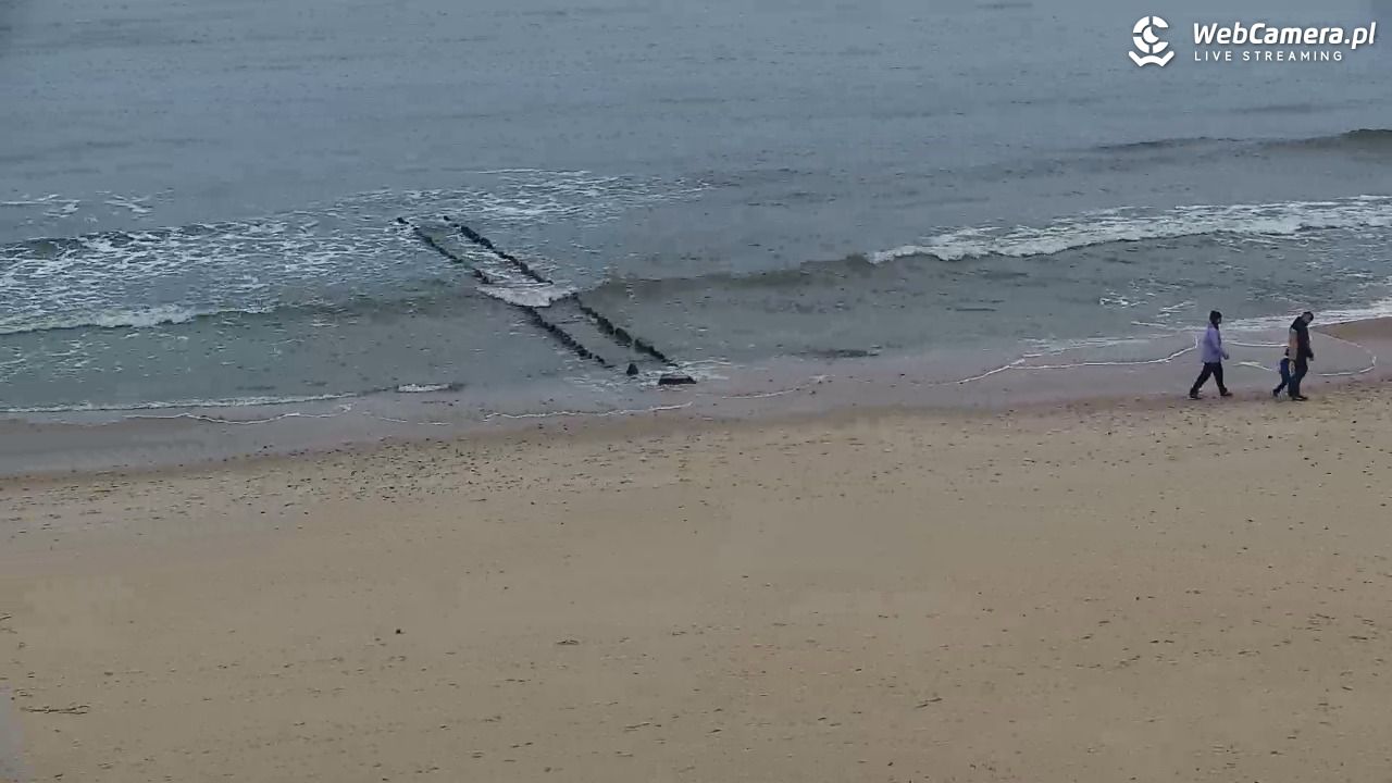 SARBINOWO - widok na plażę - 22 luty 2026, 10:38