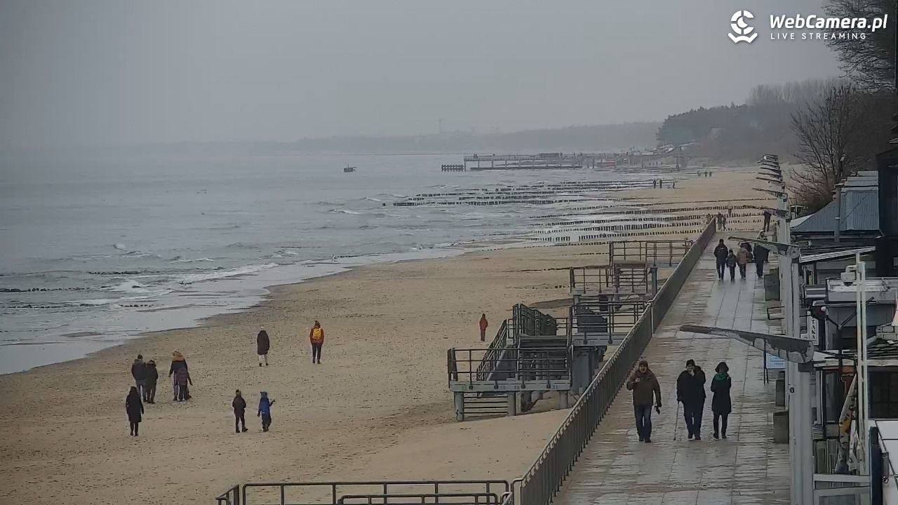 SARBINOWO - widok na plażę - 22 luty 2026, 11:24