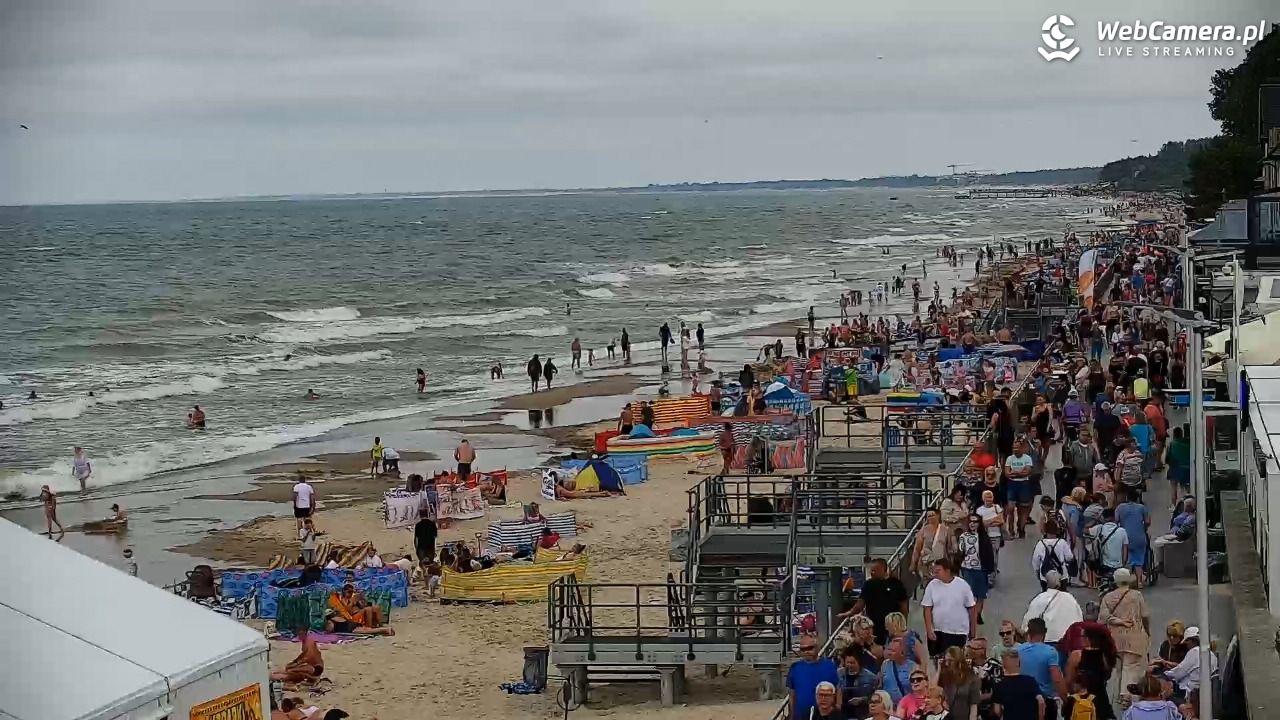 SARBINOWO - widok na plażę - 12 lipiec 2026, 15:10