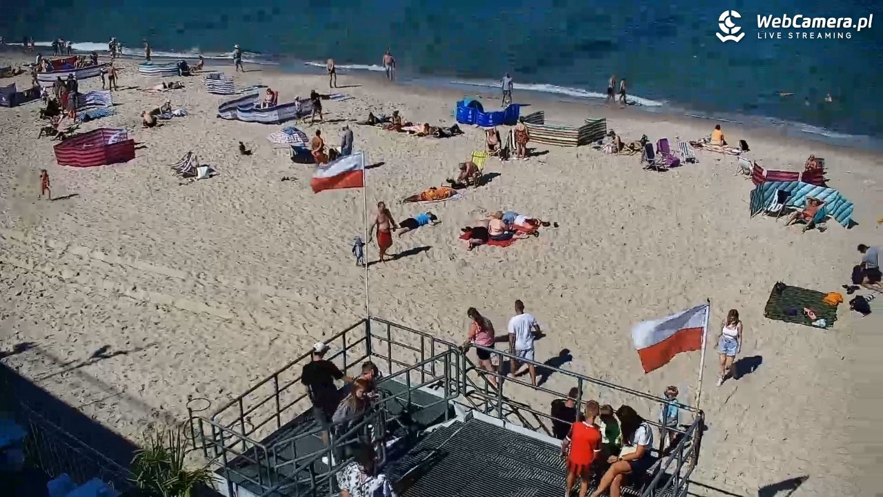 SARBINOWO - widok na plażę - 25 sierpień 2026, 13:09