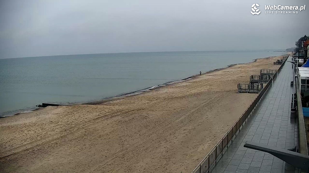 SARBINOWO - widok na plażę - 20 listopad 2025, 11:50