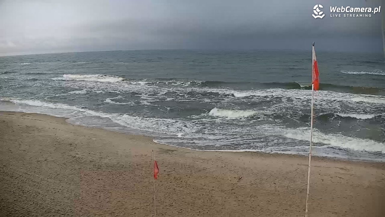 SARBINOWO - widok na plażę - 18 listopad 2025, 07:55
