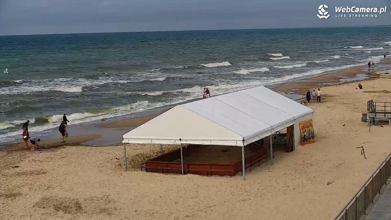 SARBINOWO - widok na plażę - 12 lipiec 2026, 17:10