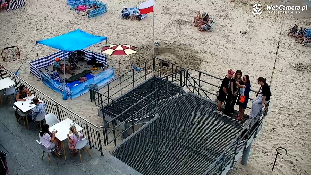 SARBINOWO - widok na plażę - 12 lipiec 2026, 15:51