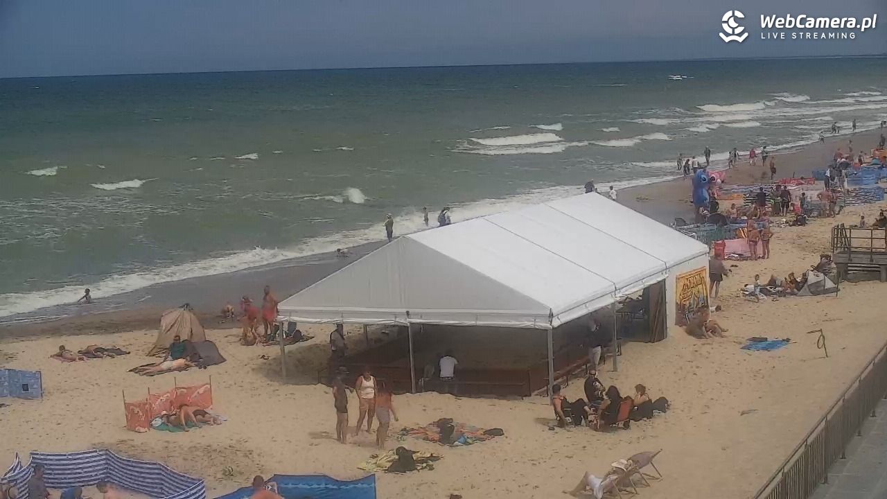 SARBINOWO - widok na plażę - 12 lipiec 2026, 13:40