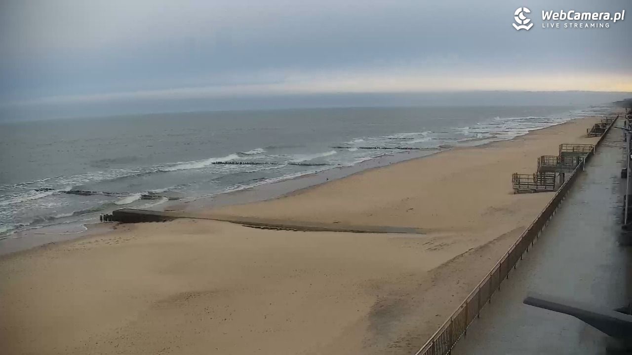 SARBINOWO - widok na plażę - 22 luty 2026, 07:34
