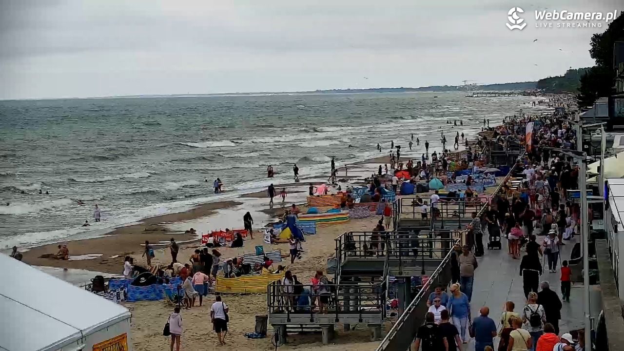 SARBINOWO - widok na plażę - 12 lipiec 2026, 15:16