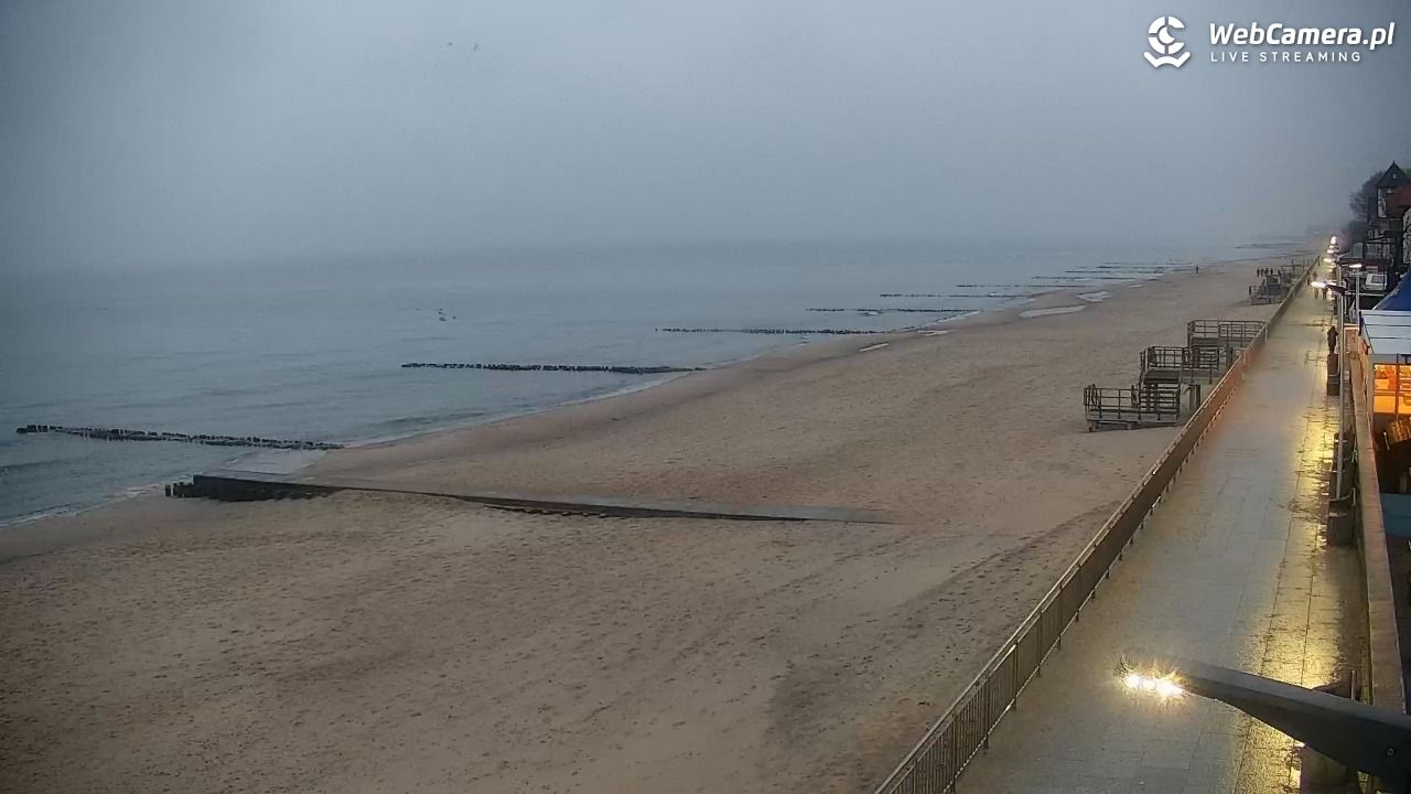 SARBINOWO - widok na plażę - 22 luty 2026, 17:22