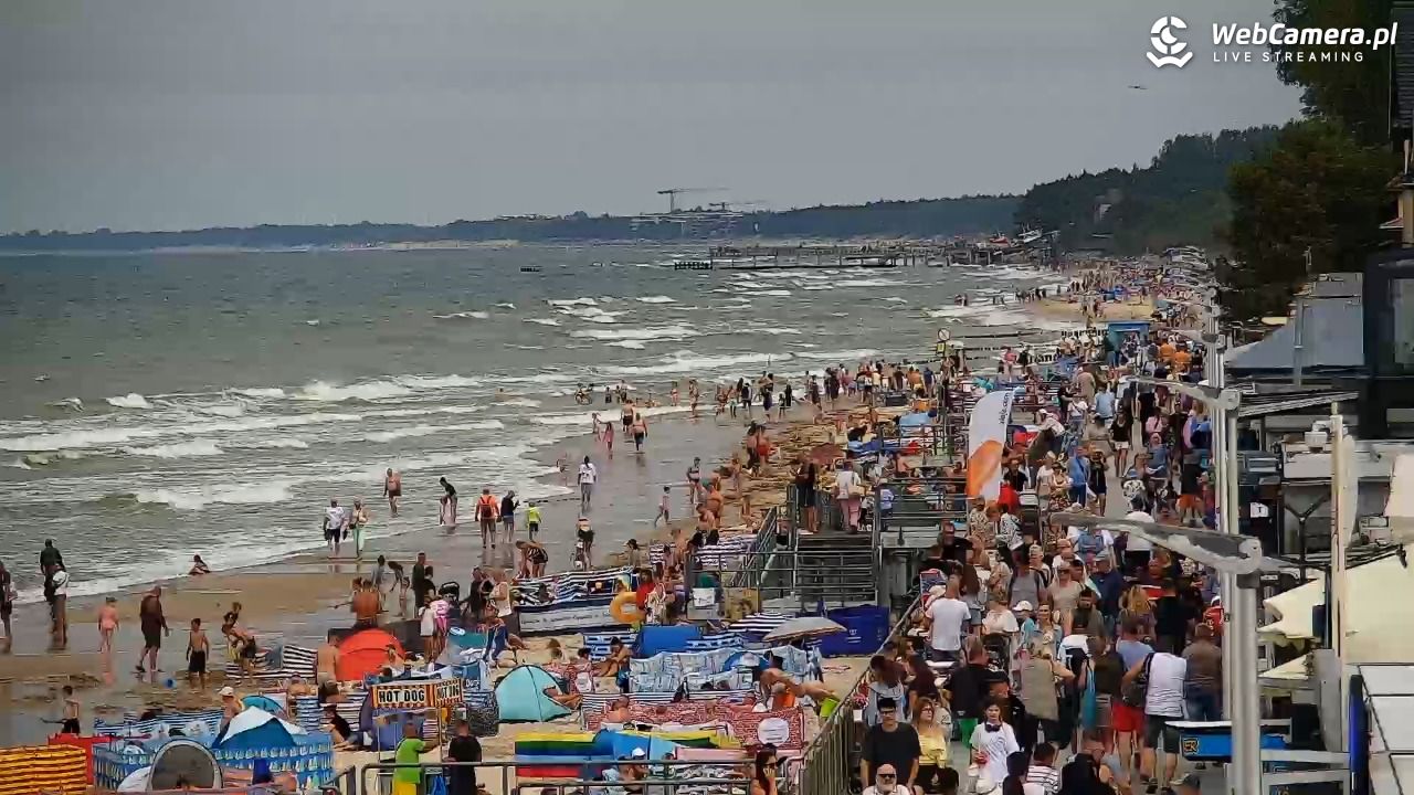 SARBINOWO - widok na plażę - 12 lipiec 2026, 15:06